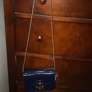 Navy purse